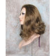 ANGELA 750 | Golden Brown Medium Wig Gentle Waves Skin Top No Bang