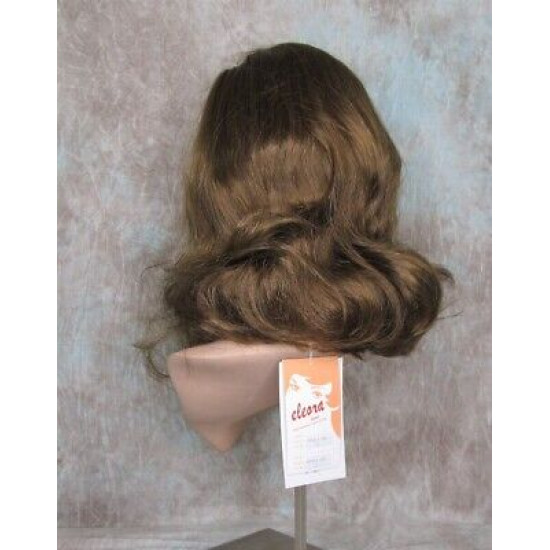 ANGELA 750 | Golden Brown Medium Wig Gentle Waves Skin Top No Bang