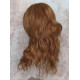 SUNDAY | Strawberry Auburn Long Wig Heat OK Long Bangs Skin Part Wigs 