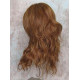 SUNDAY | Strawberry Auburn Long Wig Heat OK Long Bangs Skin Part Wigs 