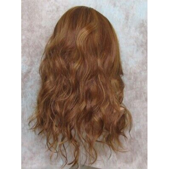 SUNDAY | Strawberry Auburn Long Wig Heat OK Long Bangs Skin Part Wigs 