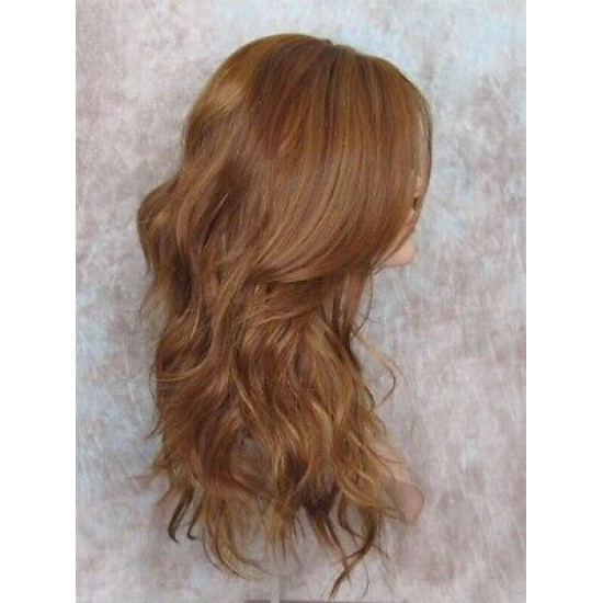 SUNDAY | Strawberry Auburn Long Wig Heat OK Long Bangs Skin Part Wigs 