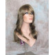 ALICIA | Dark Ash Blonde Long Wig Layers Skin Part Full Bangs 