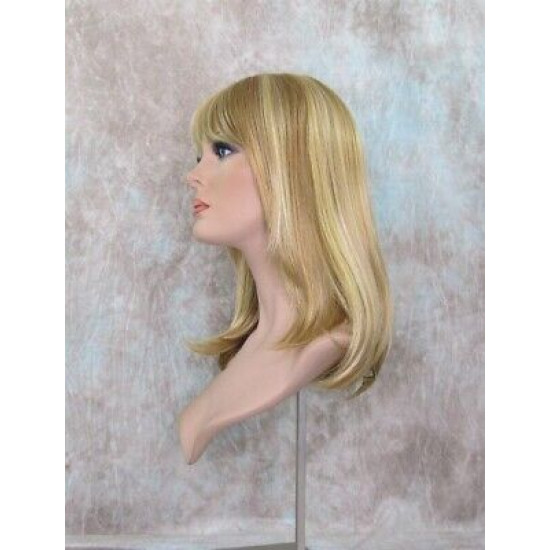 LOLITA | Medium Blonde Mix Long Wig Trendy Bob Skin Center Part 