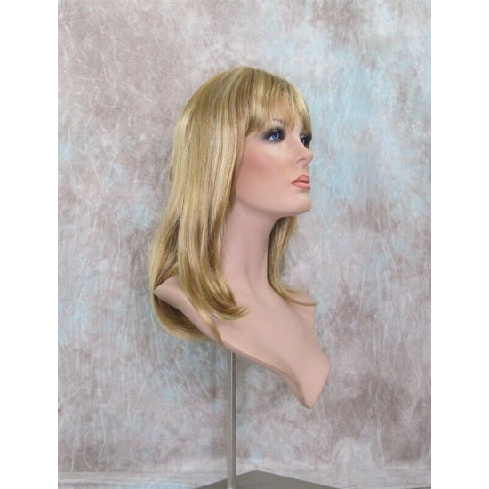 LOLITA | Medium Blonde Mix Long Wig Trendy Bob Skin Center Part 