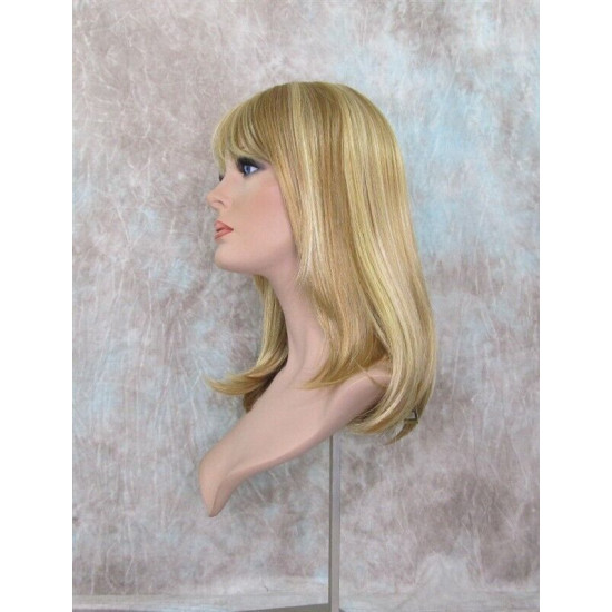 LOLITA | Medium Blonde Mix Long Wig Trendy Bob Skin Center Part 