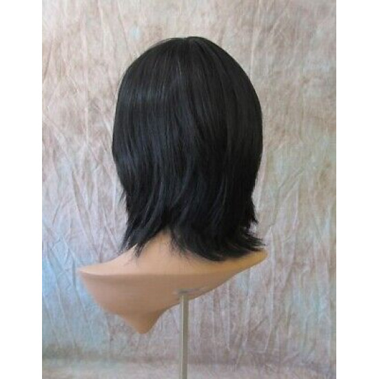 ALWAYS SEXY | Jet Black Medium Wig Long Bangs Layers Flicked Back