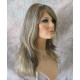 ALICIA | Ash Blonde Mix Long Wig Layers Skin Part Bangs 