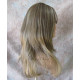 ALICIA | Ash Blonde Mix Long Wig Layers Skin Part Bangs 