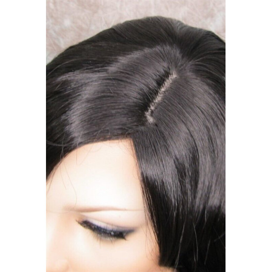 OBSESSION | Darkest Brown Long Wig Spiral Curls Skin Part | Forever Young