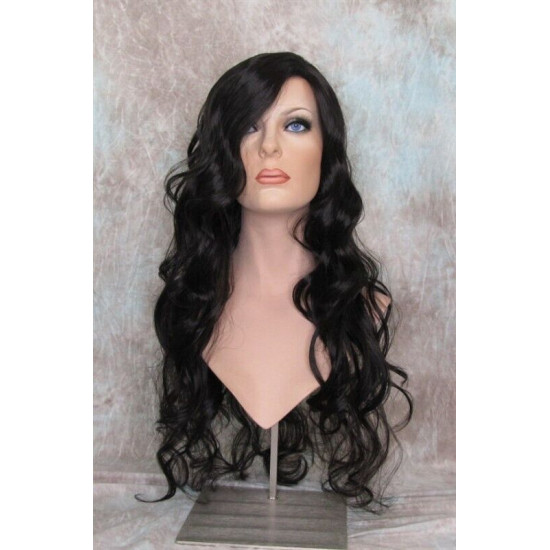 OBSESSION | Darkest Brown Long Wig Spiral Curls Skin Part | Forever Young