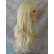KRISTEN | Light Blonde Long Wig HEAT OK Layers Swept Bangs Skin Crown Wigs