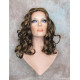 NAOMI | Brown Strawberry Mix Long Wig Spiral Curl Skin Top Off Center Part