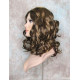 NAOMI | Brown Strawberry Mix Long Wig Spiral Curl Skin Top Off Center Part
