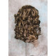 NAOMI | Brown Strawberry Mix Long Wig Spiral Curl Skin Top Off Center Part