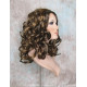 NAOMI | Brown Strawberry Mix Long Wig Spiral Curl Skin Top Off Center Part