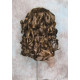 NAOMI | Brown Strawberry Mix Long Wig Spiral Curl Skin Top Off Center Part