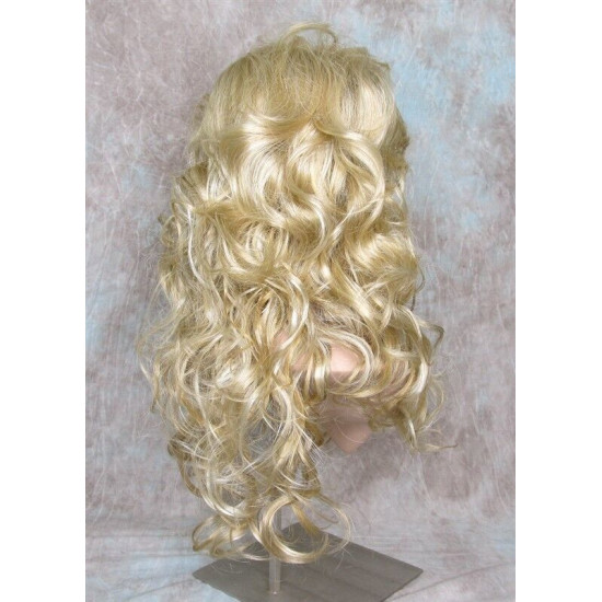 DAREEN | Medium Blonde Mix Long Wig Curly All over Sexy Bangs Perfect 4 "Barbie"