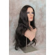 ASHANTI | Dark Brown Long Wig Layered Full Skin Top 29" Wigs US 
