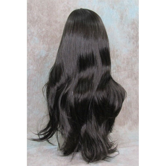 ASHANTI | Dark Brown Long Wig Layered Full Skin Top 29" Wigs US 