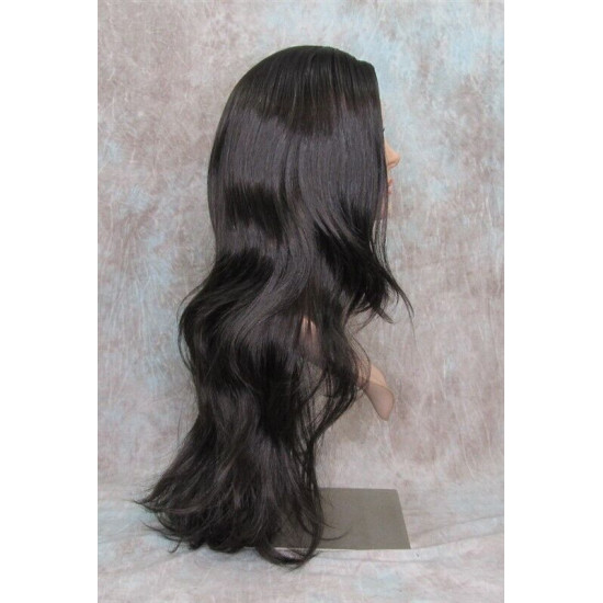 ASHANTI | Dark Brown Long Wig Layered Full Skin Top 29" Wigs US 