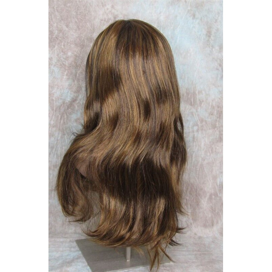 LINDA | 3 Tone Brown Auburn Long Wig Luscious Layers Full Skin Top 26"