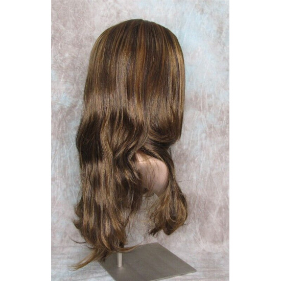 LINDA | 3 Tone Brown Auburn Long Wig Luscious Layers Full Skin Top 26"