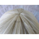 VEGAS | Light Blonde Black Long Wig Curls Bangs Heat OK Wigs 613/Black