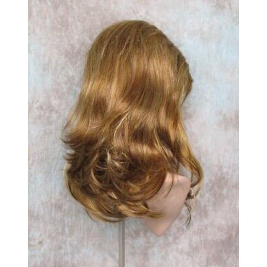 PAULINE | Auburn Blonde Mix Long Wig Long Layered Shag Bangs 