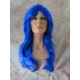 CELENA | Long Wig Dark Blue Wavy Layers Stylish Wig - Very Versatile 