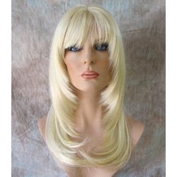 SHARON | Light Blonde Long Face Frame Wig Skin Part Layers