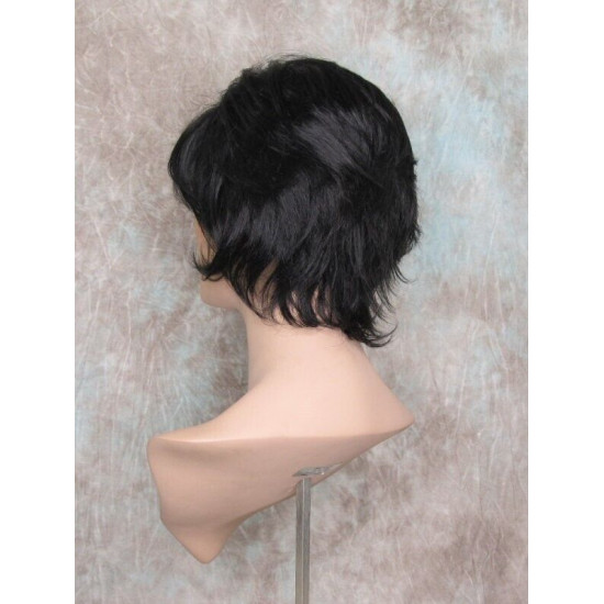 SWANNA | Black Short Wig Shorter Full Body Layers Bangs 