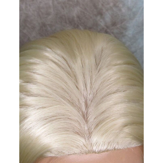 ASHLEY | Light Blonde Long Wig Showgirl Style Cascading Waves Skin Top