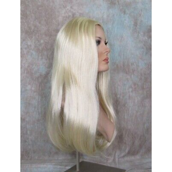 ASHLEY | Light Blonde Long Wig Showgirl Style Cascading Waves Skin Top