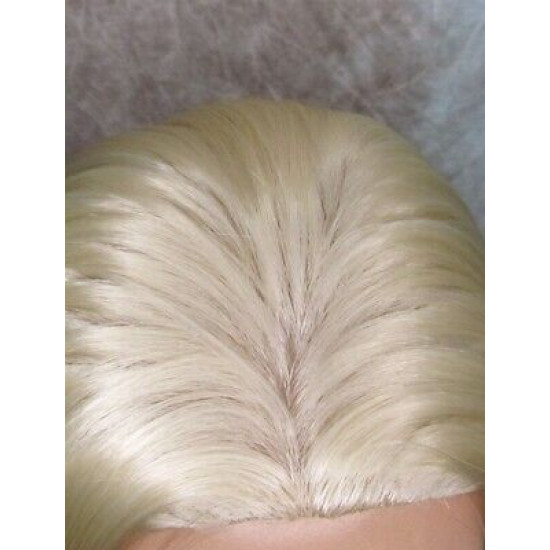 ASHLEY | Light Blonde Long Wig Showgirl Style Cascading Waves Skin Top