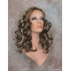 NAOMI | Ash Blonde Mix Long Wig Spiral Curl Skin Top Off Center Part