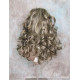 NAOMI | Ash Blonde Mix Long Wig Spiral Curl Skin Top Off Center Part