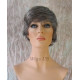 KRIS | Charcoal Gray Short Flip Wig Style Bangs Layered Wigs 