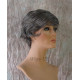 KRIS | Charcoal Gray Short Flip Wig Style Bangs Layered Wigs 