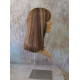 LOLITA | Medium Auburn Mix Long Wig Trendy Bob Skin Center Part 