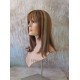 LOLITA | Medium Auburn Mix Long Wig Trendy Bob Skin Center Part 