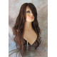 CALA | Auburn Mix Long Wig Heat OK 24" Layers Waves Bangs Skin Part 