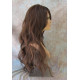 CALA | Auburn Mix Long Wig Heat OK 24" Layers Waves Bangs Skin Part 