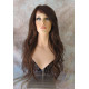 CALA | Auburn Mix Long Wig Heat OK 24" Layers Waves Bangs Skin Part 