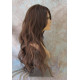 CALA | Auburn Mix Long Wig Heat OK 24" Layers Waves Bangs Skin Part 
