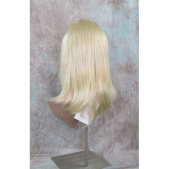 CAMERON | Light Blonde Medium Wig Face Frame Skin Top Center Part 