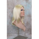 CAMERON | Light Blonde Medium Wig Face Frame Skin Top Center Part 