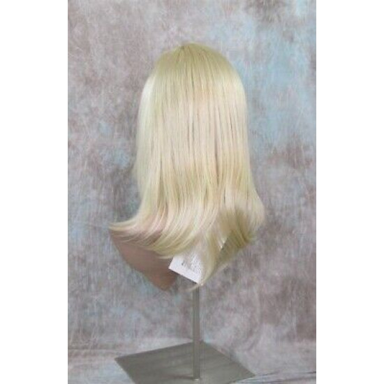 CAMERON | Light Blonde Medium Wig Face Frame Skin Top Center Part 