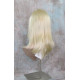 CAMERON | Light Blonde Medium Wig Face Frame Skin Top Center Part 