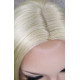 CAMERON | Light Blonde Medium Wig Face Frame Skin Top Center Part 